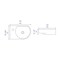Alfi Brand ALFI brand ABC119 White 16" Small Wall Mounted Ceramic Sink with Faucet Hole ABC119 - alternate 6